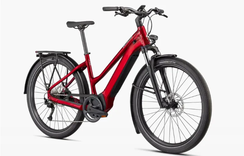 Specialized Turbo Vado 3.0 Step-Through Electric Bike 2024 in Red-1